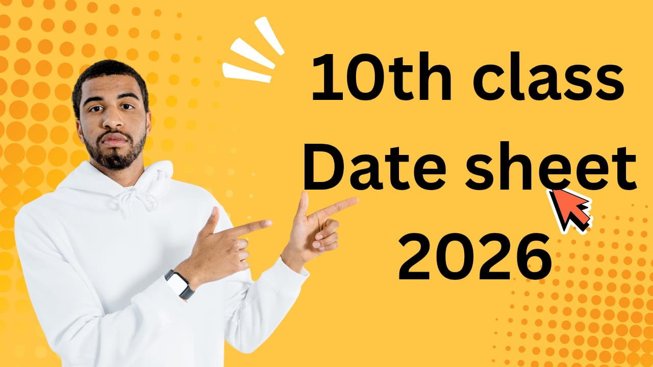 10th class date sheet 2025
