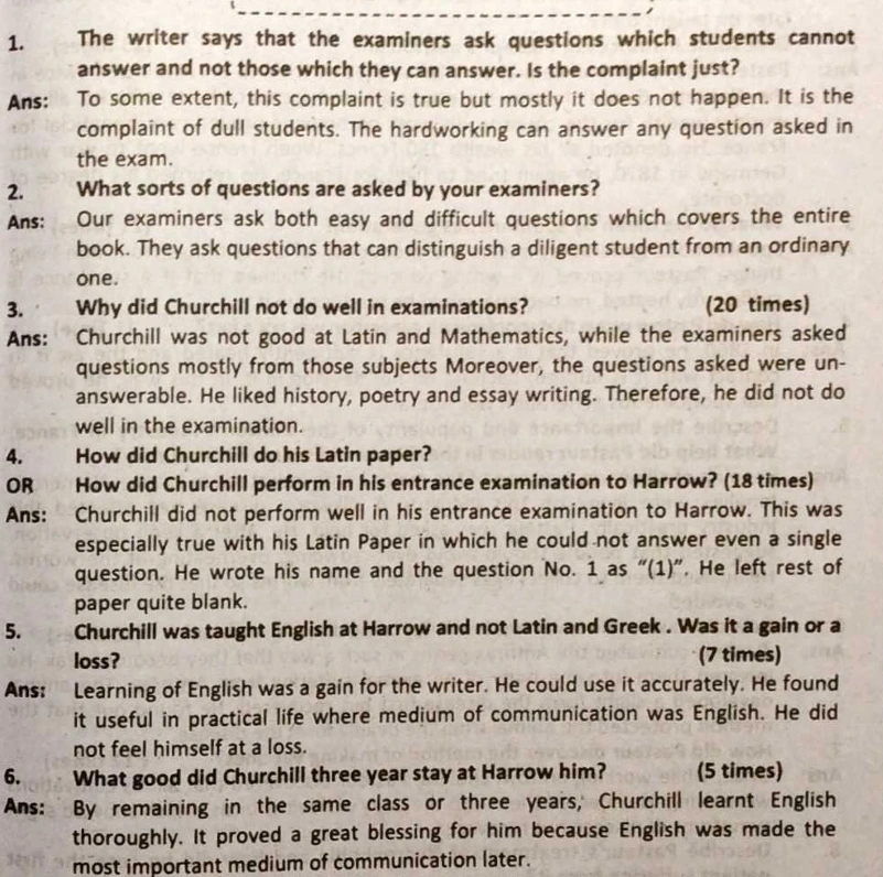 2nd Year Chemistry Past Papers 