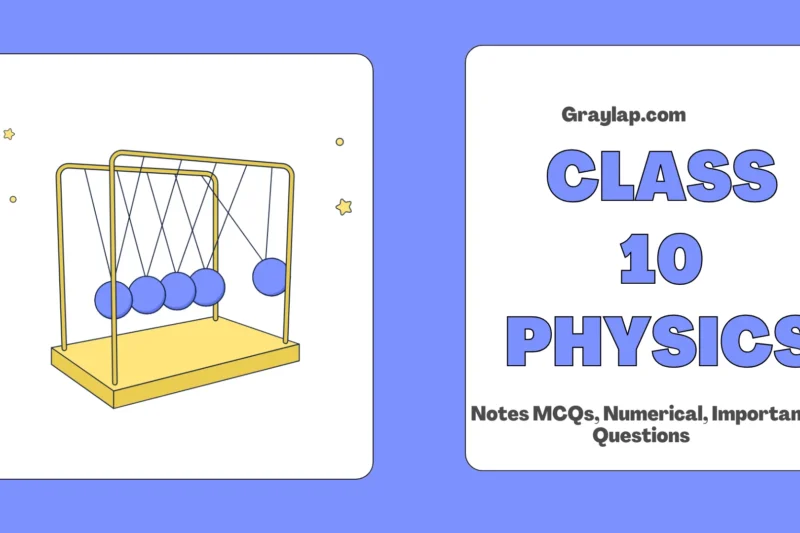 Class 10 Physics Notes MCQs, Numerical, Important Questions