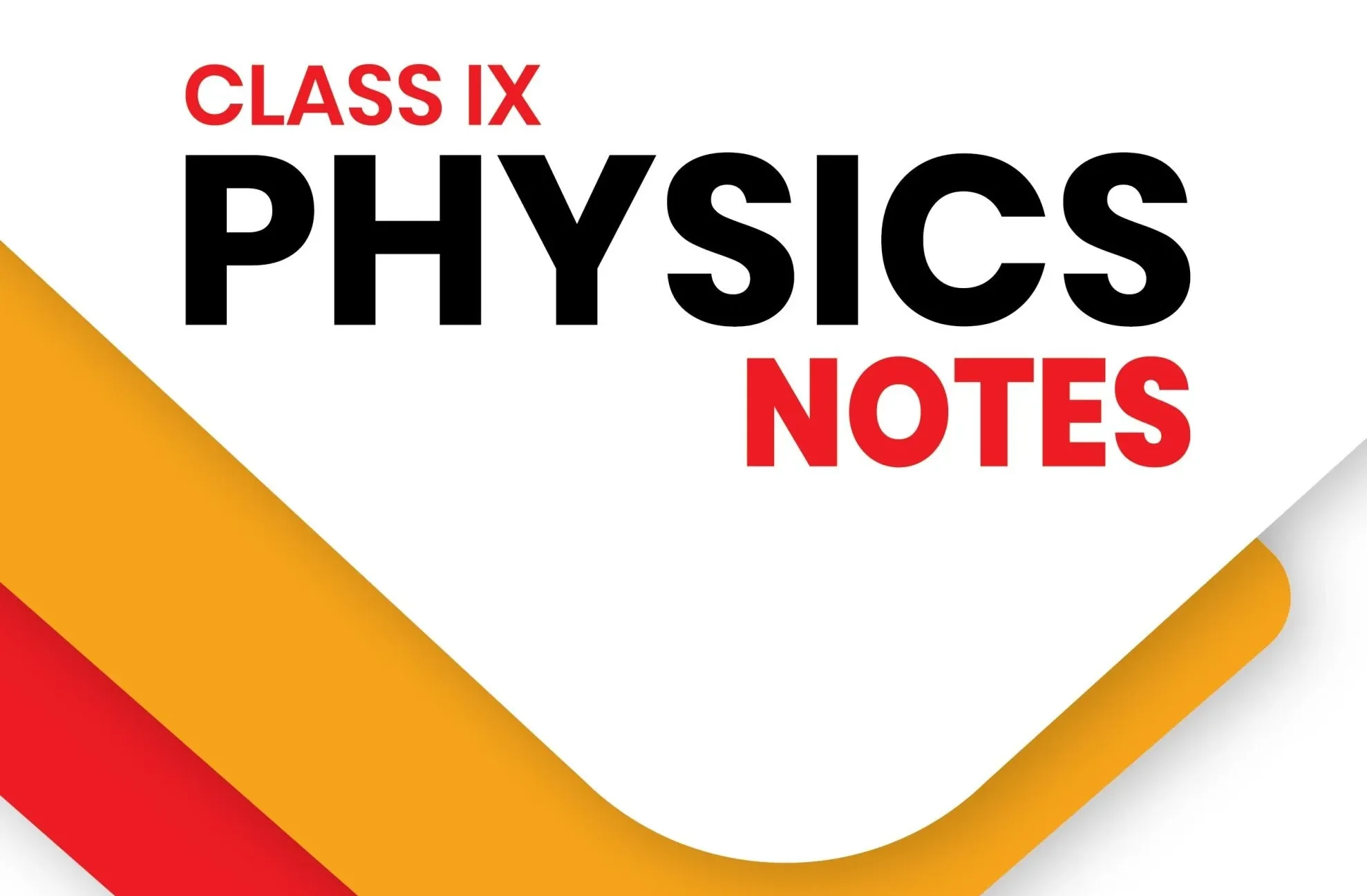 Class 9 Physics Notes for Punjab Boards (Solutions / Solved Exercises)