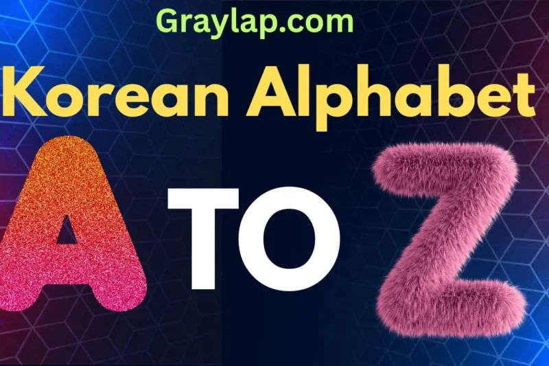 korean alphabet a to z