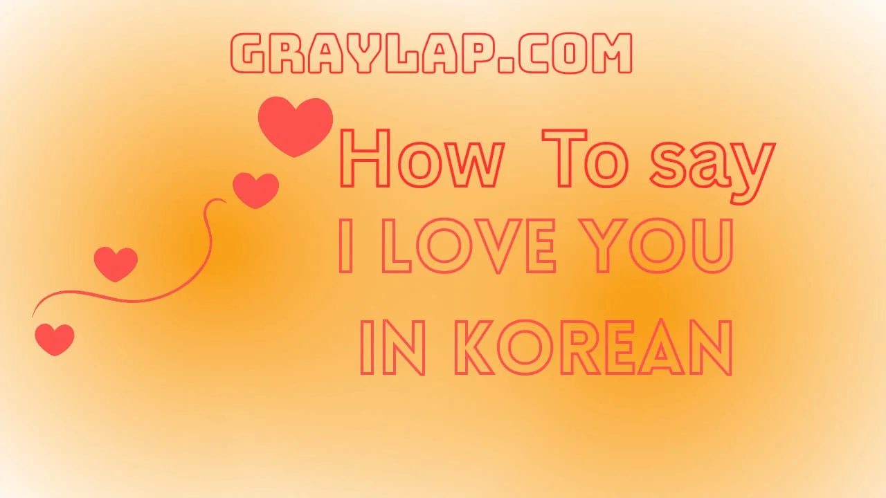 korean language i love you