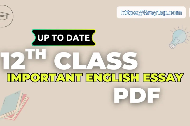 Top English Essays for Class 12 PDF | Free Download for Exam Success