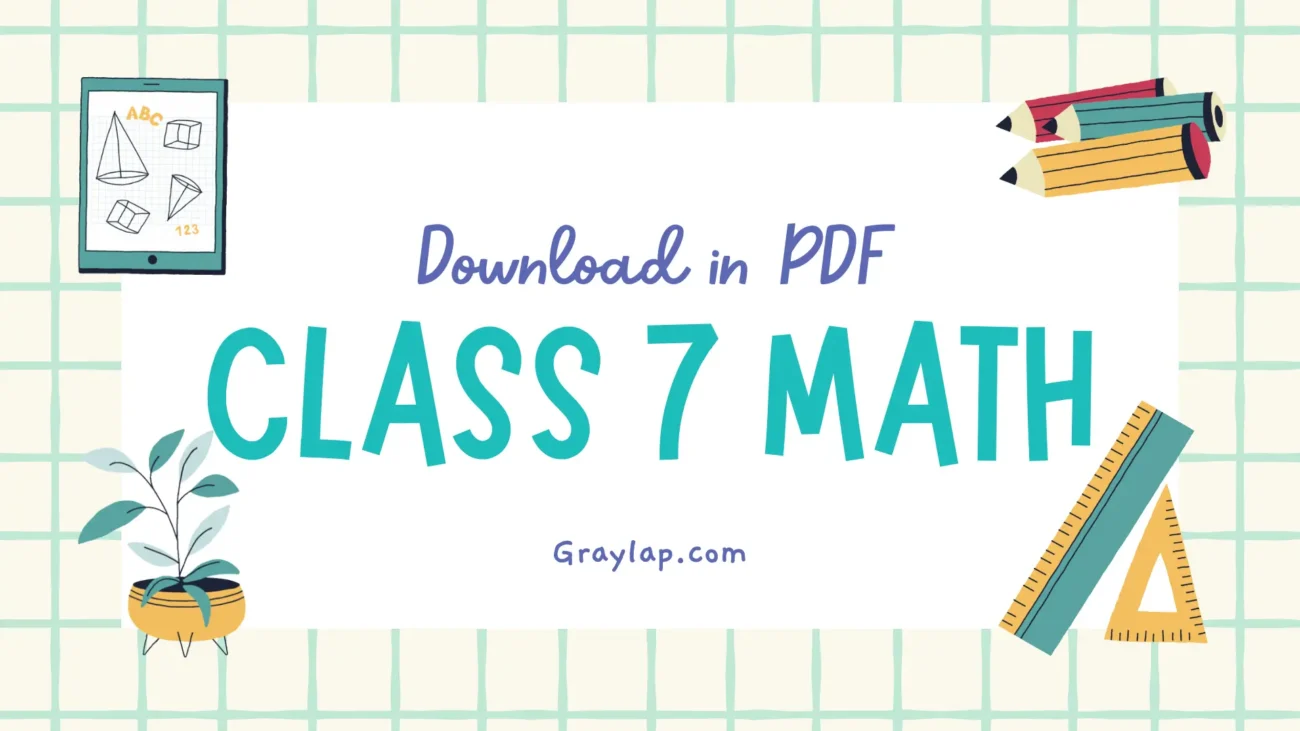 class 7 math book