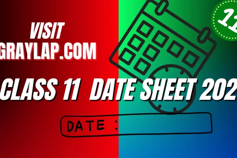 class 11 date Sheet 2026 Punjab Board Download PDF Now