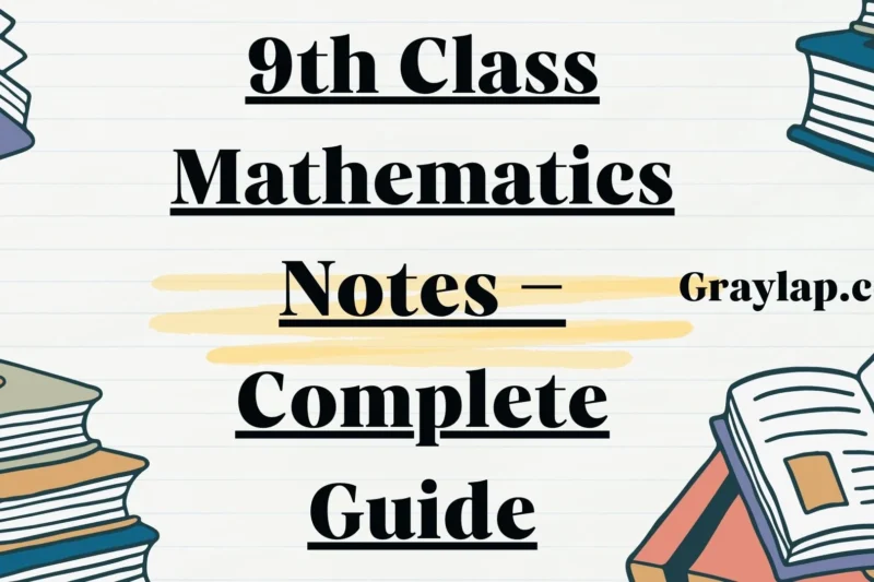 9th Class Mathematics Notes – Complete Guide
