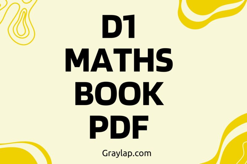 D1 Maths Book PDF – Complete Guide for Students