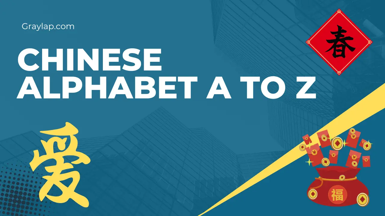 chinese alphabet a to z