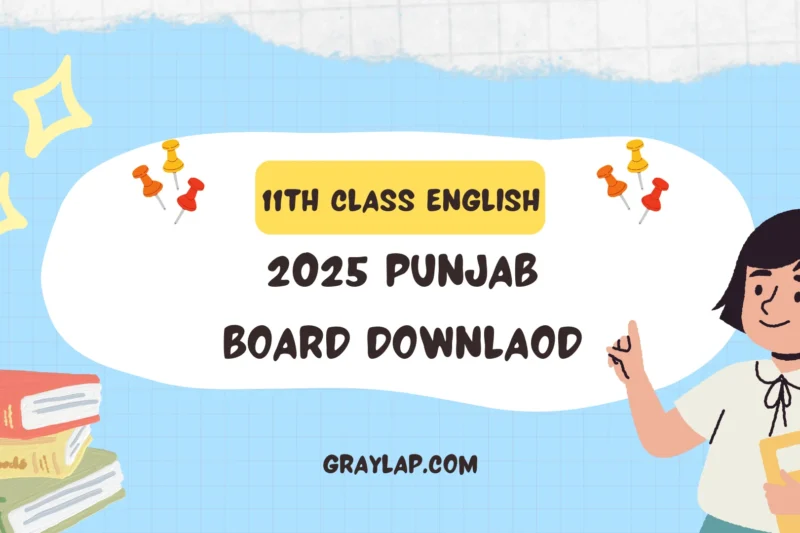 11th Class English New Book 2025 Punjab Board Downlaod