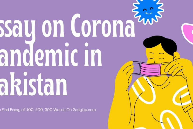 Corona Pandemic in Pakistan Essay for 2nd year