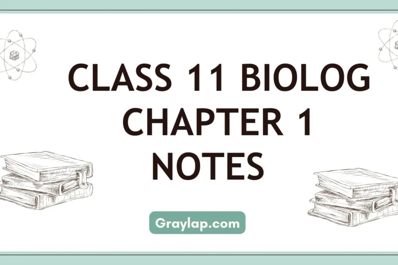 Class 11 Biology Chapter 1 notes – Complete Guide