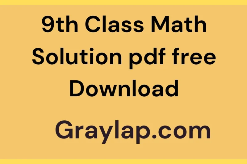 9th Class Math Solution Pdf Free Download – Complete Guide for Students