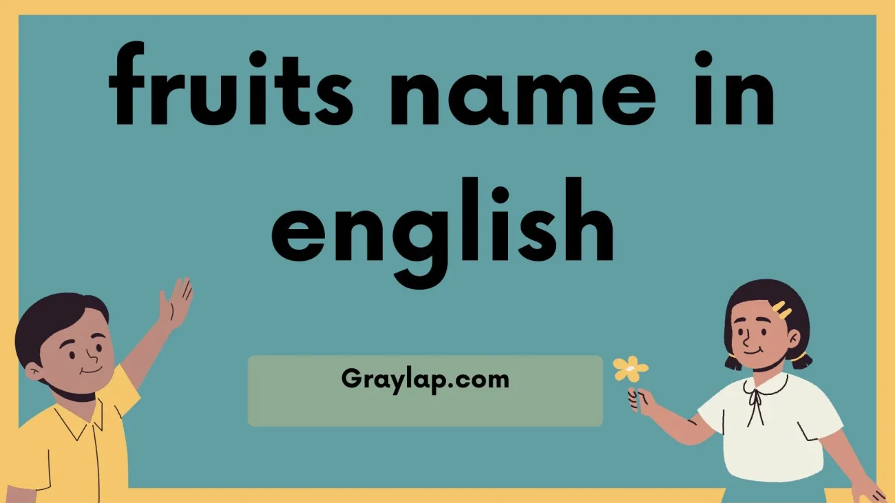 fruits name in english
