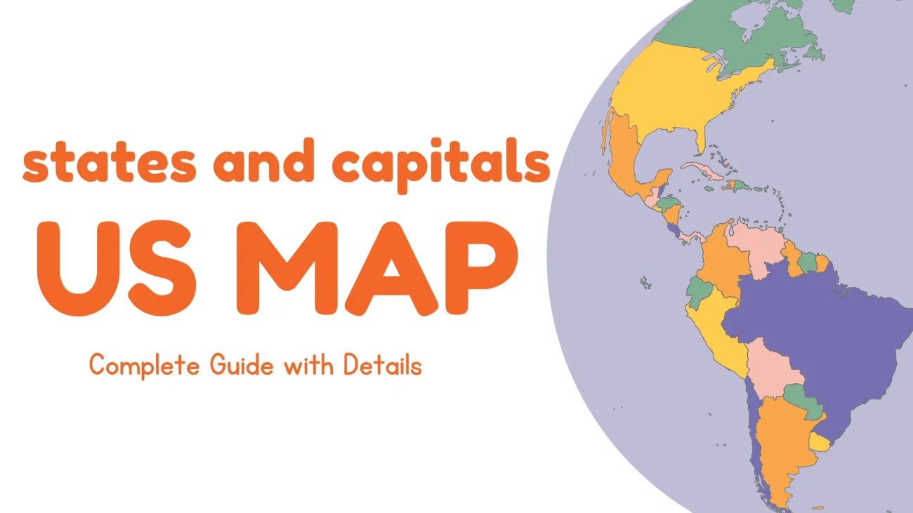 US Map with States and Capitals – Complete Guide