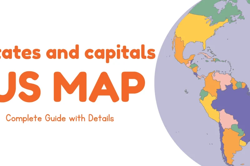 US Map with States and Capitals – Complete Guide with Details of All 50 States