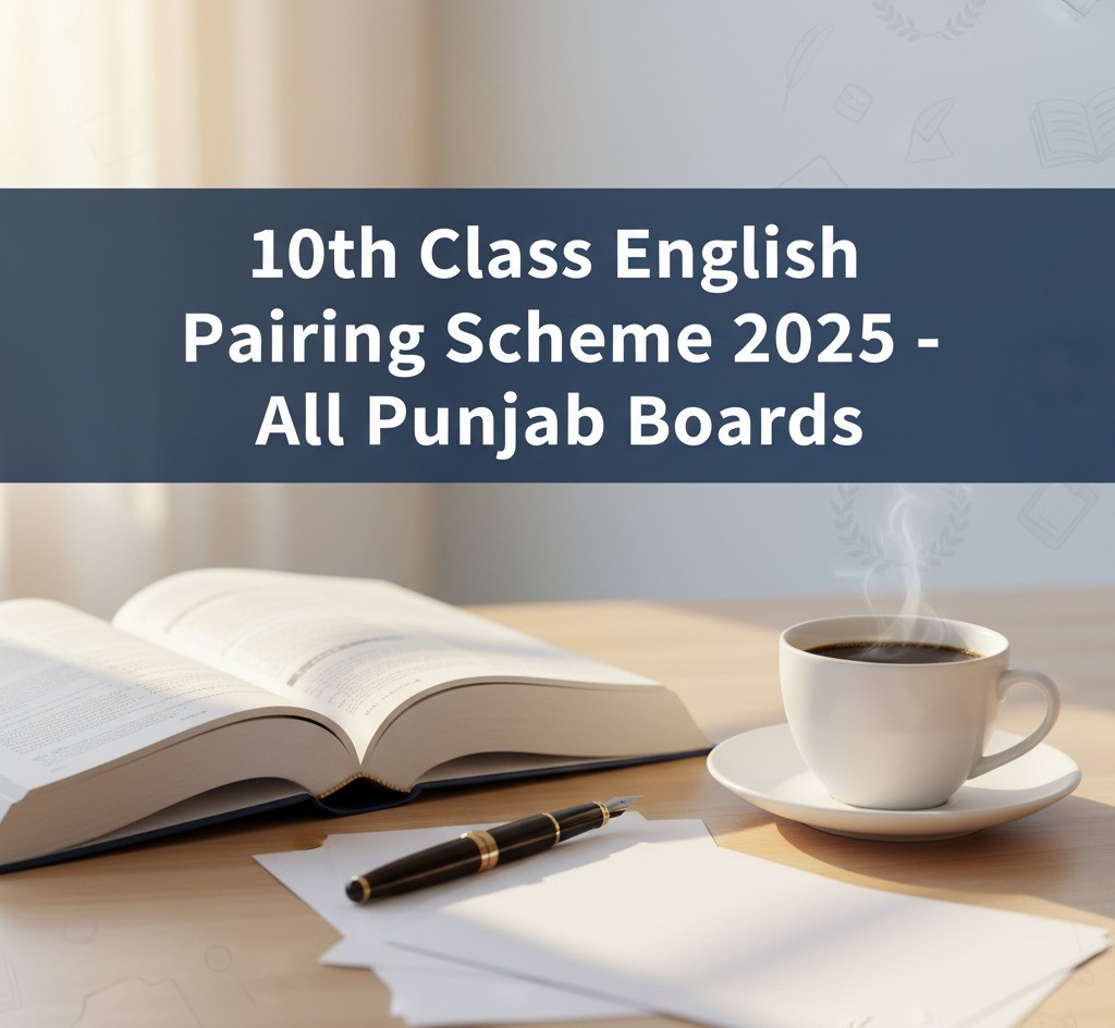 10th Class English Pairing Scheme 2025