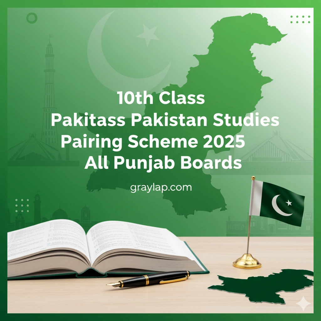 10th Class Pakistan Studies Pairing Scheme 2025