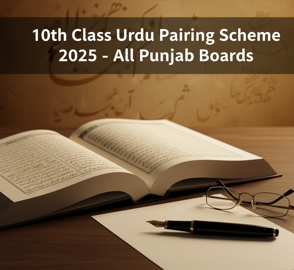 10th Class Urdu Pairing Scheme 2025