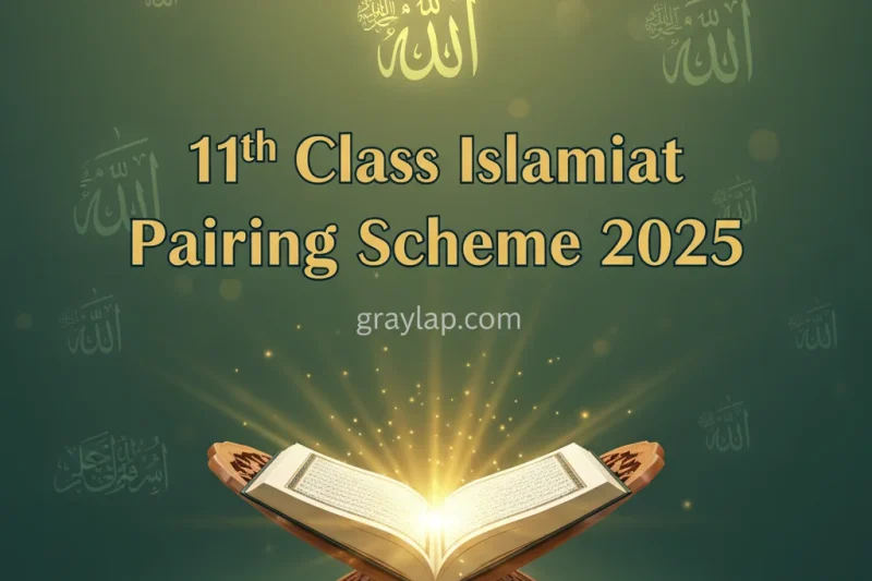11th Class Islamiat Pairing Scheme 2025-26 For All Boards
