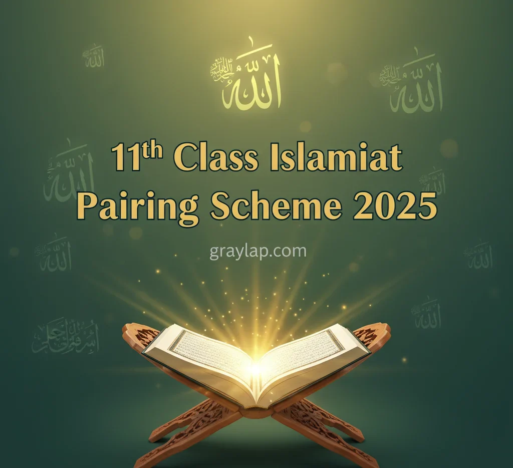 11th Class Islamiat Pairing Scheme 2025