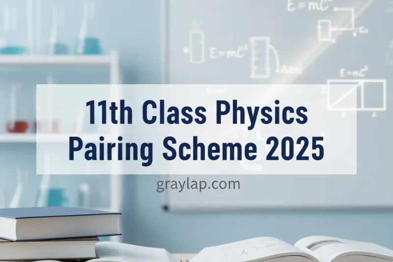 11th Class Physics Pairing Scheme 2025 For All Boards