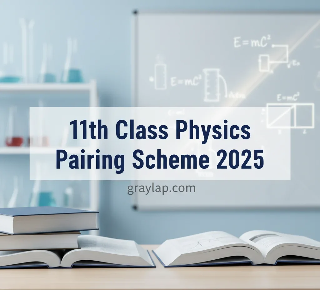 11th Class Physics Pairing Scheme 2025