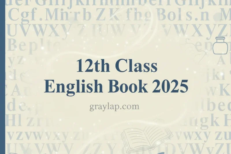 12th Class English Book 2025–26 Best Study Companion