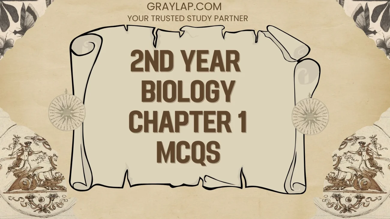 2nd Year Biology Chapter 1 Mcqs