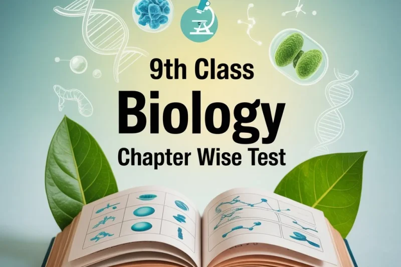 9th Class Biology Chapter Wise Test Best Preparation Guide