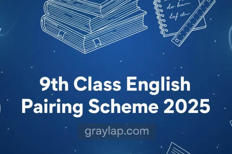 9th Class English Pairing Scheme 2025 (For All Punjab Boards)
