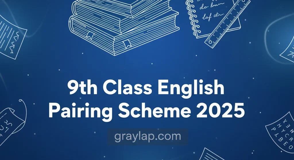 9th Class English Pairing Scheme 2025 (For All Punjab Boards)