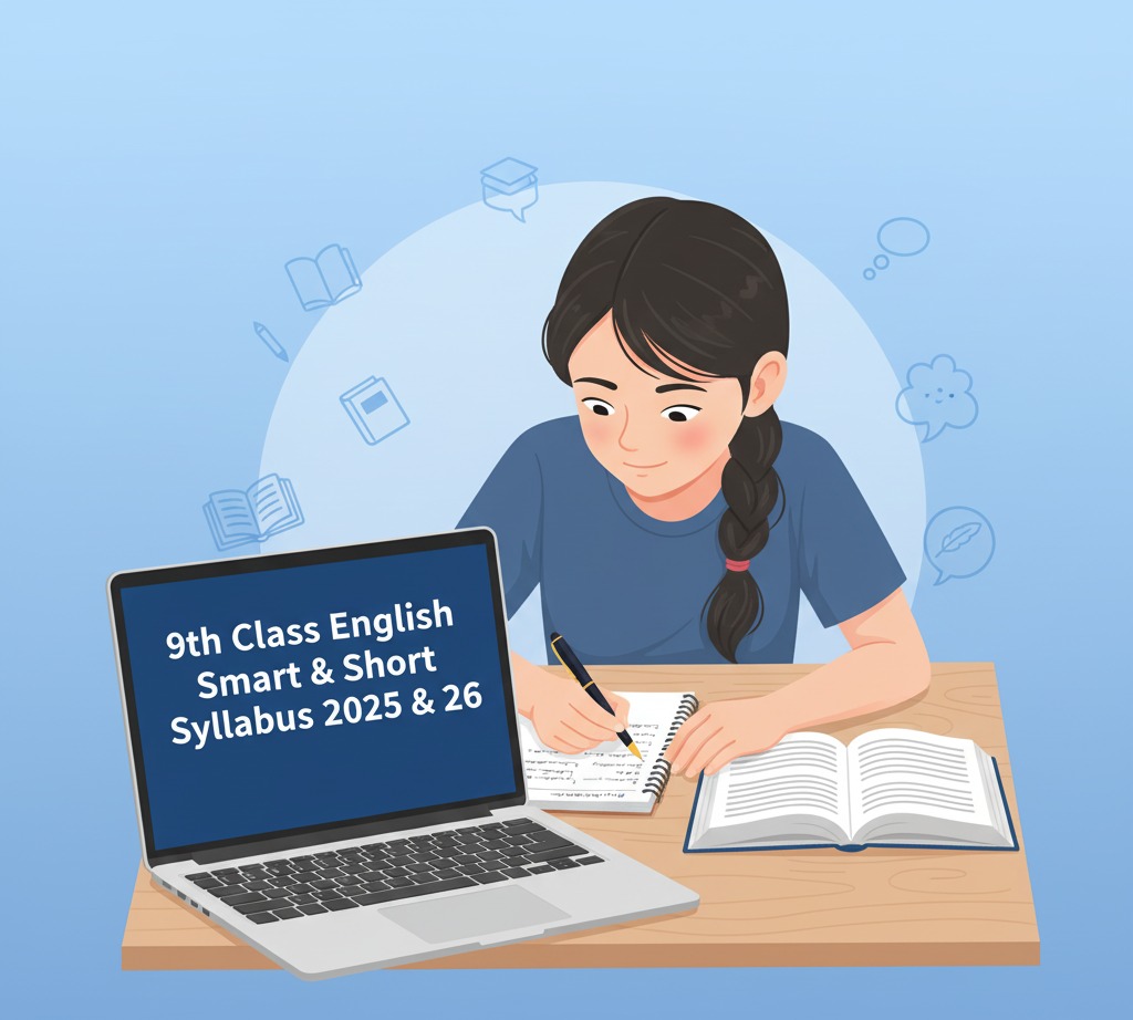 9th Class English Smart & Short Syllabus,