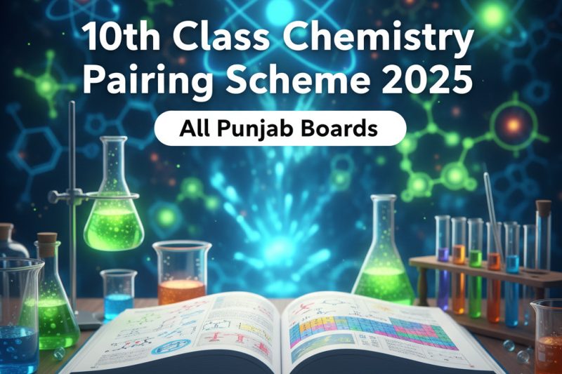 10th Class Chemistry Pairing Scheme 2025 -26 (For All Punjab Boards)