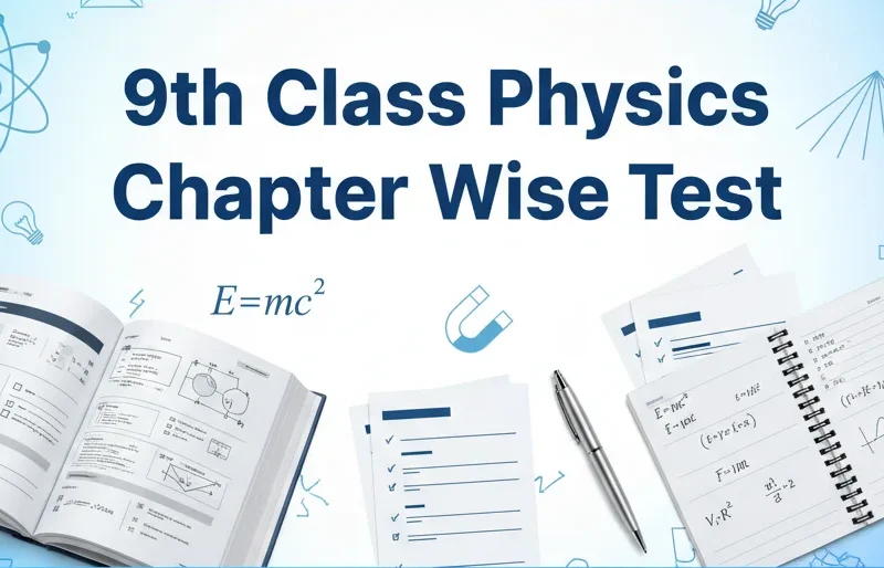 9th Class Physics Chapter Wise Test Punjab Board New Syllabus 2025