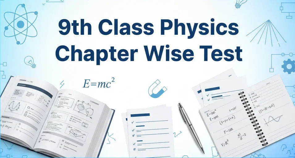 9th Class Physics Chapter Wise Test