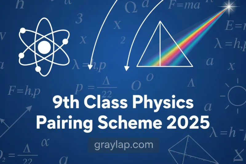 9th Class Physics Pairing Scheme 2025 (For All Punjab Boards)