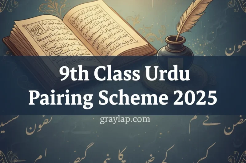 9th Class Urdu Pairing Scheme 2025 (For All Punjab Boards)