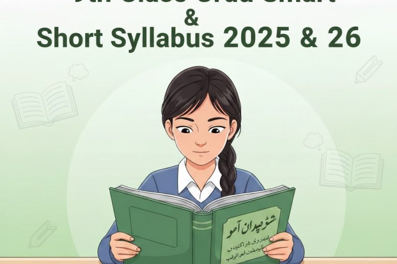 9th Class Urdu Smart & Short Syllabus 2025 & 2026 (All Punjab Boards)