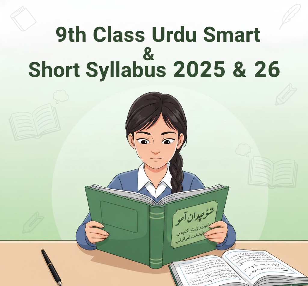 9th Class Urdu Smart & Short Syllabus,