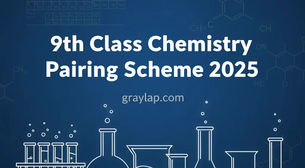 9th Class Chemistry Pairing Scheme 2025 (For All Punjab Boards)