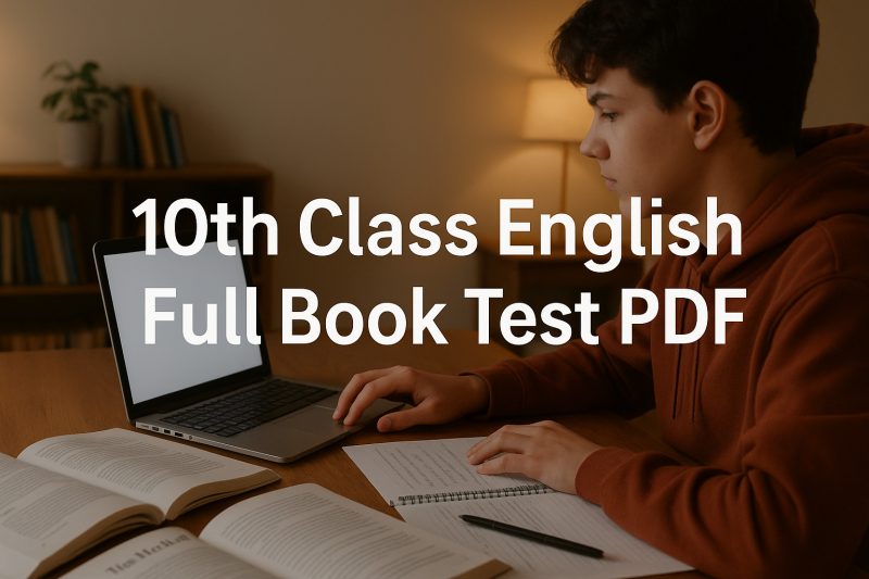 10th Class English Full Book Test PDF  Complete Exam Preparation Guide