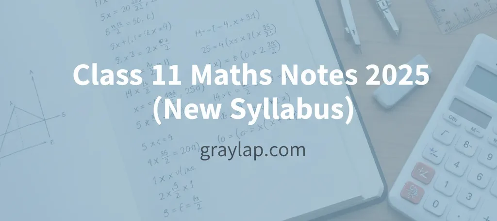 Class 11 Maths Notes 2025