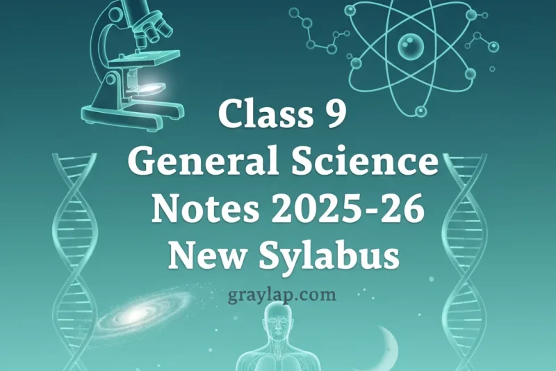 Class 9 General Science Notes 2025-26 New Syllabus