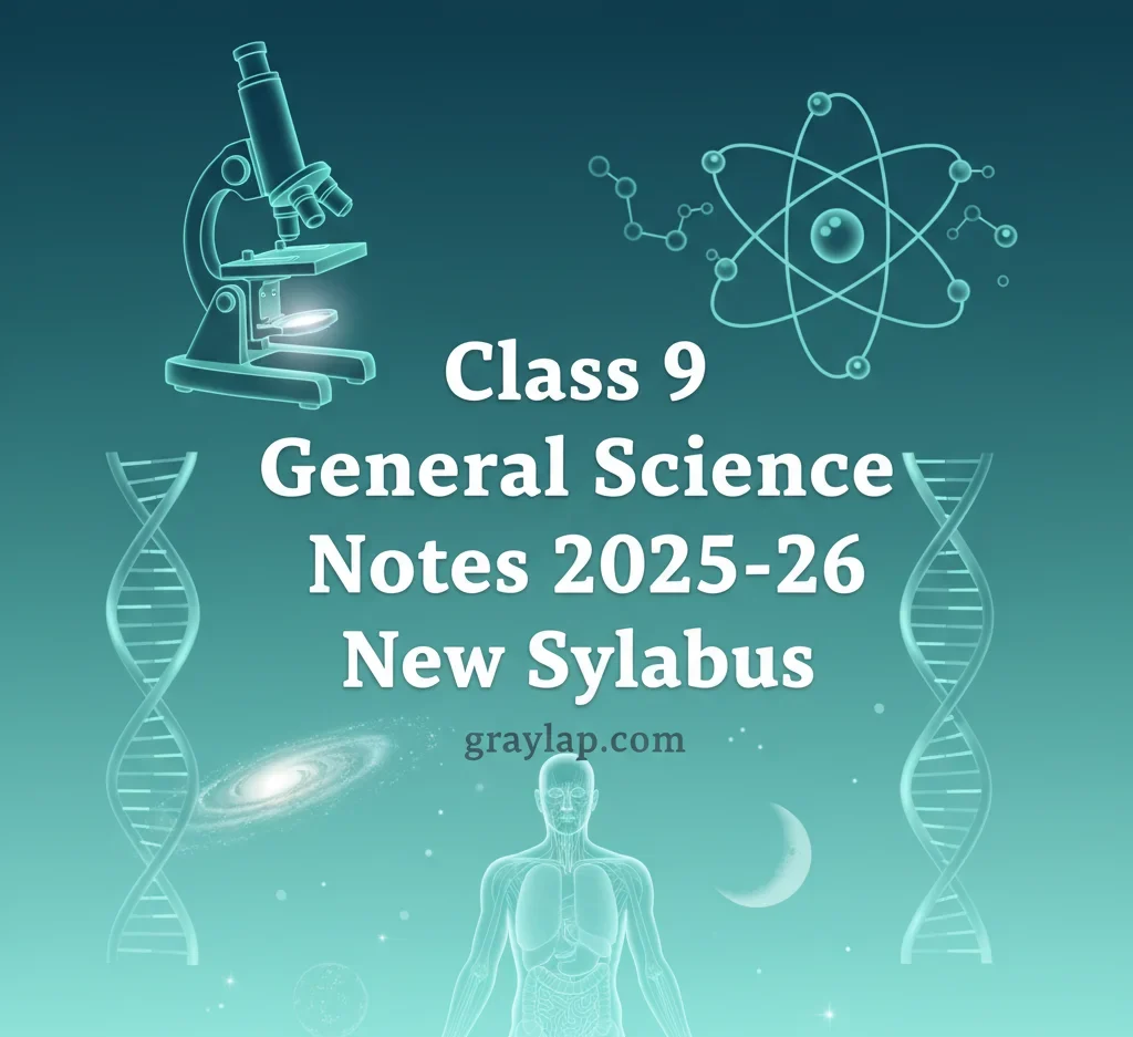 class 9 general science Notes 2025-26 New Syllabus
