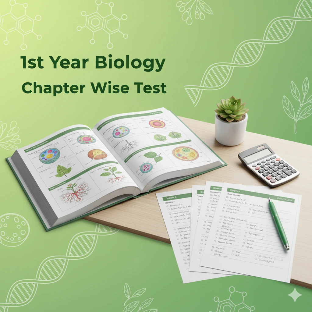 1st year biology chapter wise test