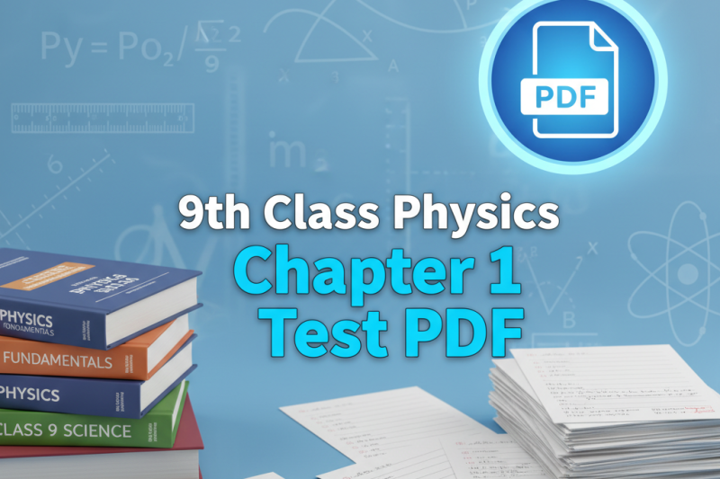 9th Class Physics Chapter 1 Test PDF – Complete Guide