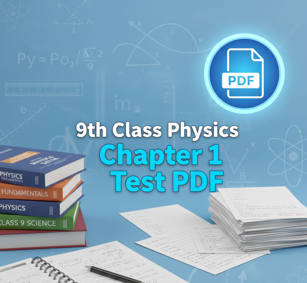 9th class physics chapter 1 test pdf