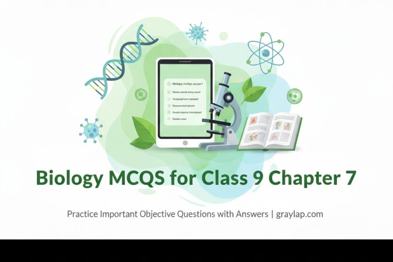 Biology MCQs for Class 9 Chapter 7 9th Class Biology Important Objective Questions with Answers