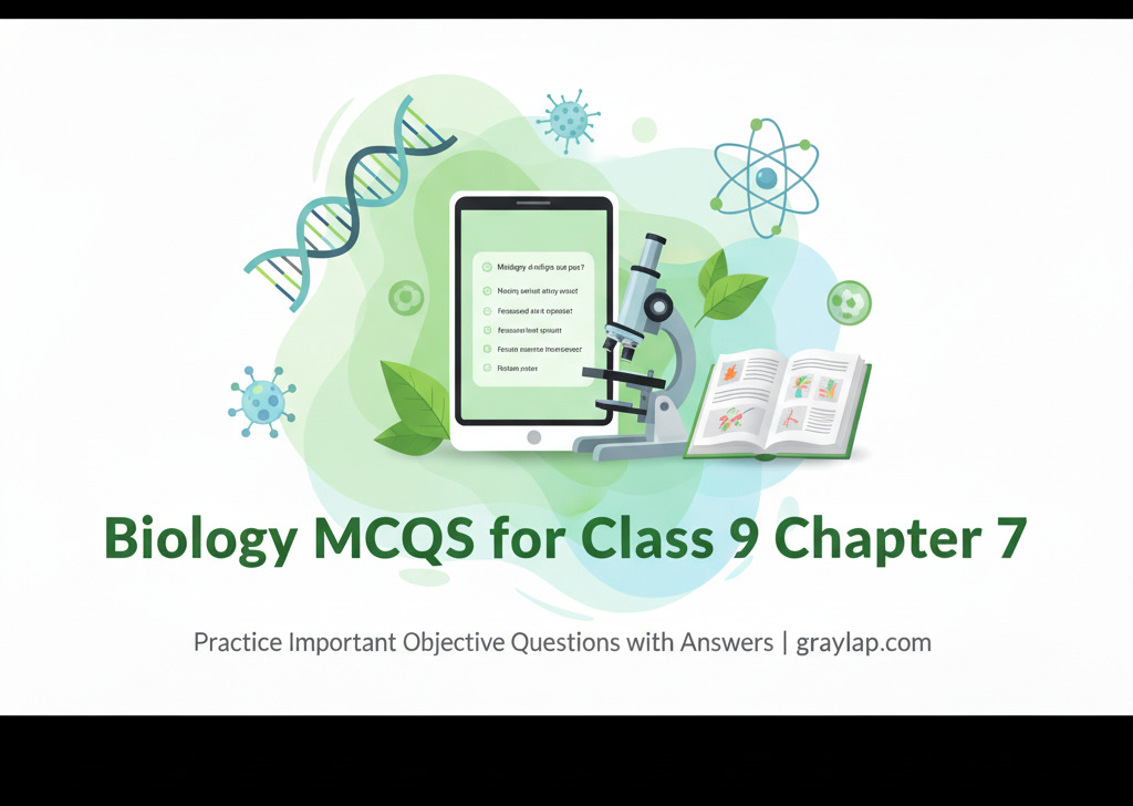 biology mcqs for class 9 chapter 7