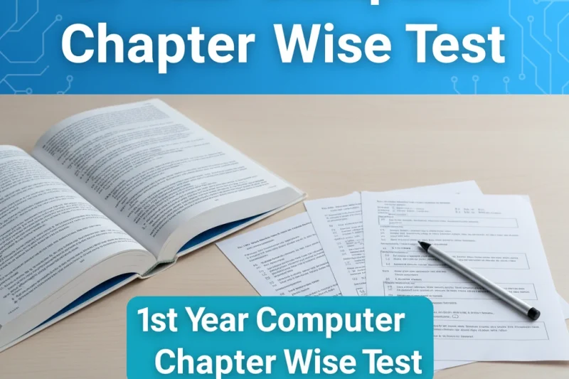 1st Year Computer Chapter Wise Test  A Modern Way to Prepare for Exams